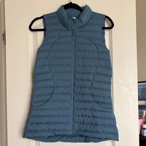 Lululemon Athletica Steel Blue Puffer Vest
